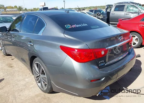 2014 Infiniti Q50 Sport z USA, uszkodzony, nr VIN JN1BV7AR5EM700387